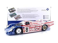 SOLIDO- Porsche 956LH Aucun Voiture Miniature de Collection, 1805503, Blue/White/Red, 1/18ème