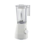 Alessi Plissé MDL09 B - Mixeur Design avec Carafe Graduée, Résine Thermoplastique, Prise Européenne 700W, 1.5l, Noir