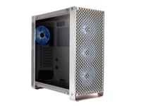 In Win Dubili Grey, Full Tower, Pc, Grå, Atx, Eatx, Micro Atx, Mini-Itx, Gjuten Aluminium, Härdat Glas, 16 Cm