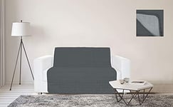 Sogni e Capricci Waterproof Sofa Cover Band, 175x190cm, Light Dark Grey, 3 Places