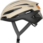 ABUS StormChaser Casque de Route - Casque de Vélo léger et confortable pour Cyclisme professionnel - Unisexe - Beige, Taille M