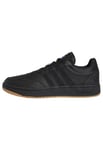 adidas Homme Hoops 3.0 Low Classic Vintage Shoes, Core Black/Core Black/Cloud White, 45 1/3