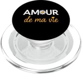 Amour de ma Vie Love of My Life French Heart PopSockets PopGrip for MagSafe