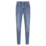 Jean FEMME Levi's® 721 High Rise Skinny coton bleu délavé