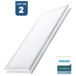 Barcelona Led - Lot de 2 - Panneau led 120x30 extra-plat - Driver Philips - 44W - Blanc Neutre