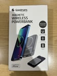 Goodmans Magnetic Wireless Powerbank. Black. iPhone compatible.5000mAh. Magsafe