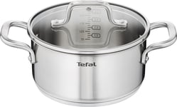 Tefal Virtuoso -kattila, 20 cm / 3 L, ruostumaton teräs