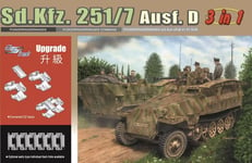 DRAGON 1/35 6223 Sd.Kfz.251/7 Ausf.D Pionierpanzerwagen upgrade 3 in 1