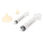 Pet Milk Medicine Feeder Push Type Clear Scale Pet Feeding Nipple Syringe For