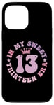 iPhone 13 Pro Max In My Sweet Thirteen Era 13th Birthday Groovy Retro 13th Case