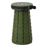 Tabouret télescopique pliant pour camping, pêche, extérieur - Kaki kaki/vert foncé Secury-t