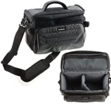 Navitech Grey Shoulder Camera Bag For Sony HDR-CX625 Full HD 1080 Camcorder