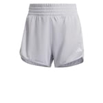 adidas Pacer Essentials Short en Tricot Taille Haute pour Femme Gris glorieux XS L, Glory Grey, XS Groß