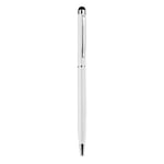 Stylet Stylo Metal x2 pour SAMSUNG Galaxy Grand Prime Smartphone 2 en 1 Bille Elegant Tablette Ecrire Universel (BLANC)