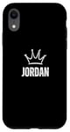 iPhone XR King Jordan Crown - Custom First Name Birthday #1 Winner Case