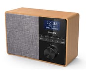 Philips TAR5505/10 DAB+ radio med Bluetooth - Lys træ