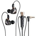 HiFi Wired Headphones with Microphone Noise-Cancelling Dynamic Earphones in8389