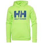 Helly Hansen Juniors' HH Logo Hoodie 2.0 Green 176/16