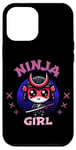 Coque pour iPhone 12 Pro Max Ninja Girl T-Shirt