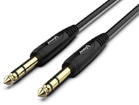 Bronze Gold Cable Jack Stereo a Jack Stereo 1.5 Metros Negro