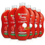 6x Garnier Body Repair Anti Dryness Restoring Moisturiser Lotion 400ml