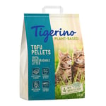 Tigerino Plant-Based Tofu kattströ – doft av grönt te - Ekonomipack: 2 x 11 l (9,2 kg)