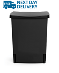 Brabantia 10L Built In Kitchen Cupboard Door Wall Mountable Waste Rubbish Bin