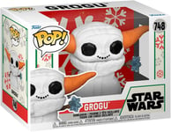 Figurine Funko Pop! - Star Wars Mandalorien - Holiday Grogu Bonhomme De Neige