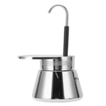 Classic Stainless Steel Single Spout Mocha Coffee Pot for Home UK