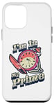 Coque pour iPhone 12 mini Horloge rétro amusante avec inscription « I Am Not Old I'm In My Prime »