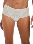 Fantasie Womens Bronte Deep Thong - Off-White Nylon - Size X-Small