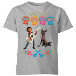 T-Shirt Enfant Miguel et Logo Coco - Gris - 5-6 ans - Gris