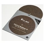 Pro-Ject Cork & Rubber IT Turntable Mat - 1mm Thick Record Player Platter Mat