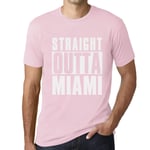 Homme Tee-Shirt Tout Droit Sorti De Miami - Straight Outta Miami - T-Shirt Graphique Éco-Responsable Vintage Cadeau Nouveauté