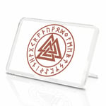 Valknut Rune Classic Fridge Magnet - Trinity Interlocked Triangle Fun Gift #4139