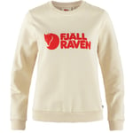 Fjällräven Fjällräven Fjällräven Logo Sweater W - Chalk White-flame Orange - Dam - S- Naturkompaniet