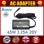 65W USB-C AC ADAPTER FOR ASUS ZENBOOK 14 UX425EA-HM038,UX392F LAPTOP