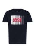 Jack & J S Jjecorp Logo Tee Play Ss O-Neck Noos Jnr Marinblå