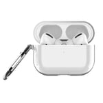 Hårt Genomskinligt Apple AirPods Pro Skal med Karbinhake transparent