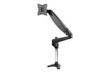 StarTech.com Desk Mount Monitor Arm for Single VESA Display up to 32" or 49" Ultrawide 8kg/17.6lb, Full Motion Articulating & Height Adjustable w/ Cable Management, C-Clamp, Grommet Mount - Single Monitor Arm monteringssats - justerbar arm med full rörlig