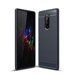 Sony Xperia 1      Carbon Fibre Case    [Navy]