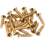 FENDER PICKGUARD SCREWS GOLD