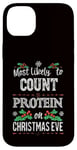 iPhone 14 Plus Most Likely to Count Protein on Christmas Eve Funny Gymbro Case