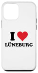 Coque pour iPhone 12 mini I Heart Lüneburg Germany Love German Souvenir Item