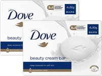 Orginal Beauty Cream Bar 3 in 1 Cleanses, Moisturises & Nourishes 2 Pack (4x90g)