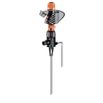 Claber 8707 Arroseur À Intermittence Impact Spike Avec Piquet