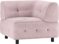 Louis Modulære sofa Hjørneelement, fladvævet stof lyserød H73x90x90 cm