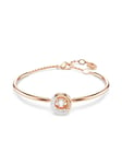 Swarovski Armband Dextera - Rosé Rund slipning, Vit, Roséguldtonad plätering