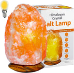 Magic Salt 3-5 KG Salt Lamp, Natural Himalayan Crystal Rock Salt Lamp Pink Hand