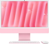 Apple 24-inch iMac with Retina 4.5K display: M4 chip with 10-core CPU and GPU, 16GB, 256GB SSD Pink